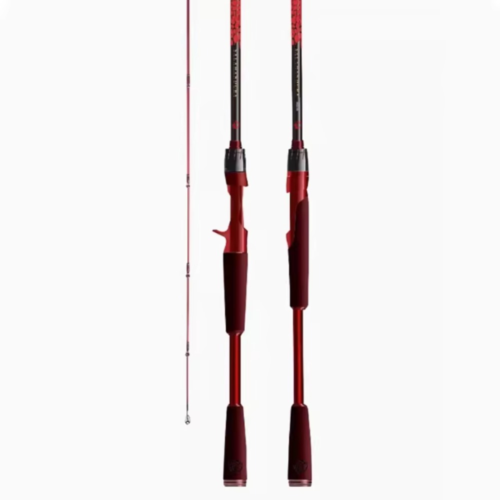 Fishing Rod Casting - คันเบ็ดตกปลาคาร์บอนไฟเบอร์ สำหรับตกปลาในทะเลสาบ ลำธาร แบบเบทคาสติ้ง สปินนิ่ง และแคสติ้ง