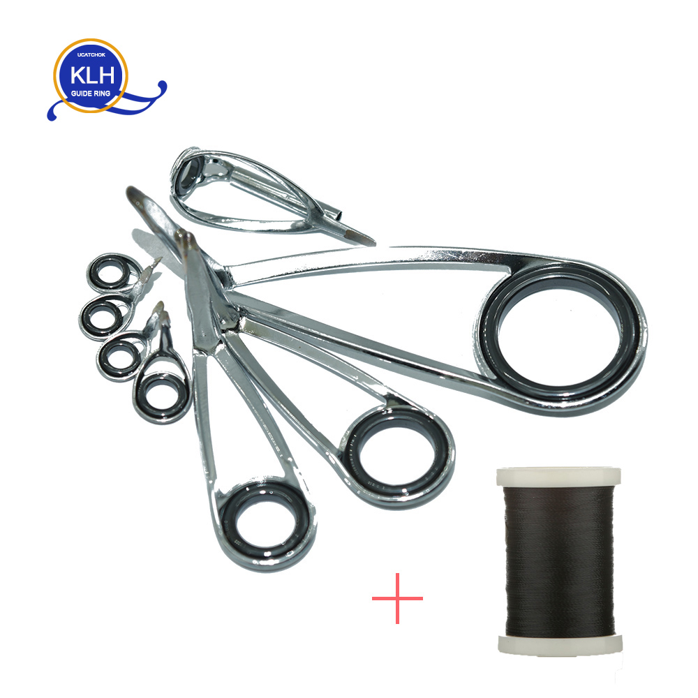 8 ชิ้น/ชุด KLH วงเล็บสแตนเลสสต - Fishing Rod Repair Kit บทวิจารณ์และราคา