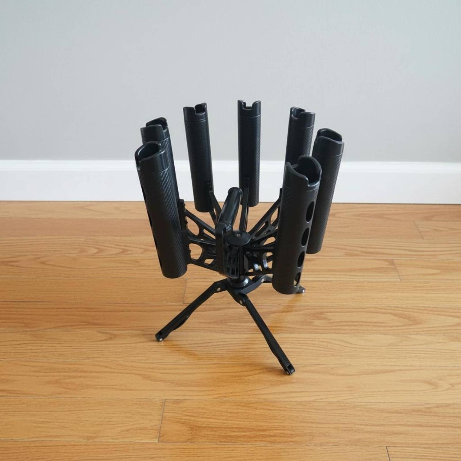 ชั้นวางคันเบ็ดหมุนได้ 360 องศา - Fishing Rod Rack บทวิจารณ์และราคา
