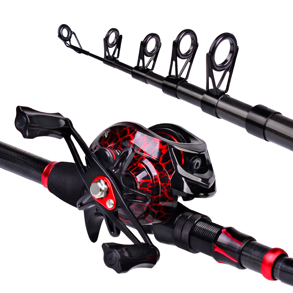 ชุดคันเบ็ดคาร์บอนไฟเบอร์แบบยาว - Fishing Rod Combo บทวิจารณ์และราคา