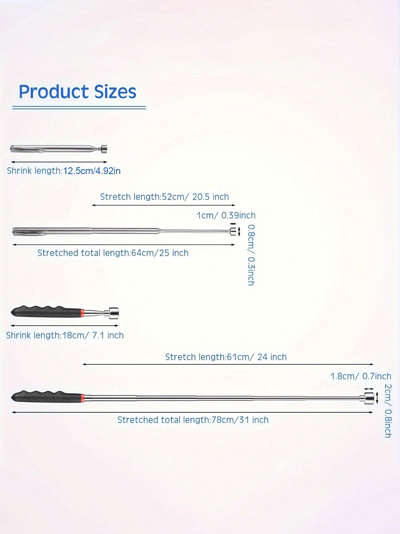 เครื่องมือแม่เหล็กแบบยืดหดได้ส - Fishing Rod Telescopic บทวิจารณ์และราคา