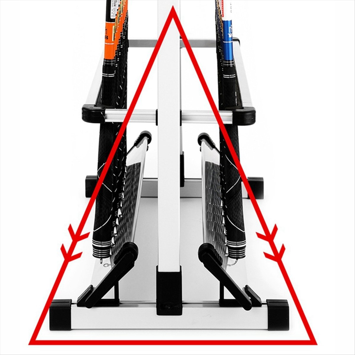 ABST ที่วางคันเบ็ดอลูมิเนียม ท - Fishing Rod Rack บทวิจารณ์และราคา