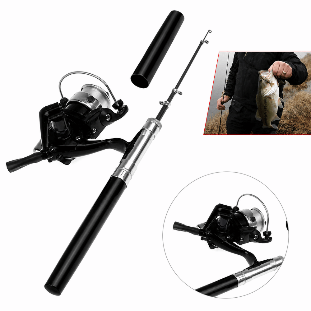 ชุดคันเบ็ดตกปลาแบบพกพาขนาด 39  - Fishing Rod Combo บทวิจารณ์และราคา