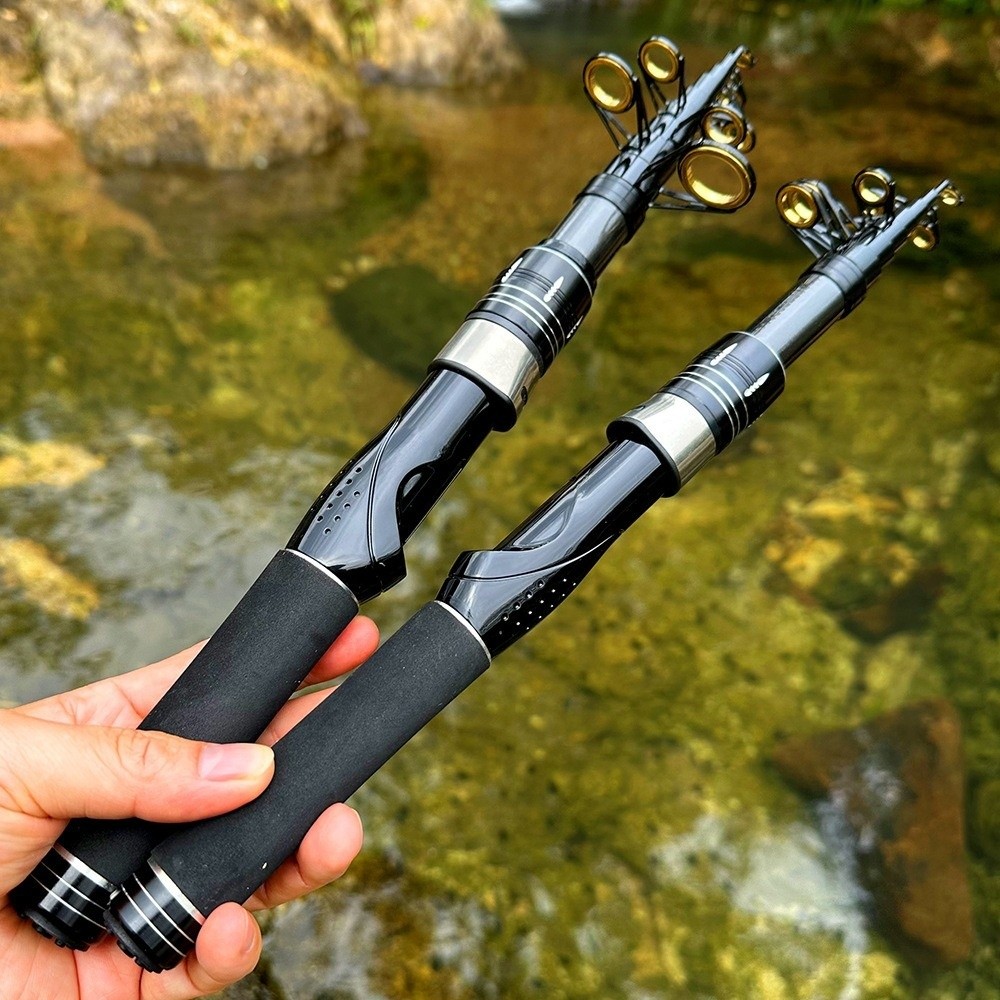คันเบ็ดตกปลาแบบยืดหดได้ คาร์บอ - Fishing Rod Surf บทวิจารณ์และราคา